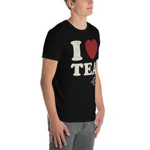 I Heart Tea - Short-Sleeve Unisex T-Shirt - Black