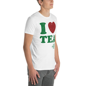 I Heart Tea - Short-Sleeve Unisex T-Shirt - White
