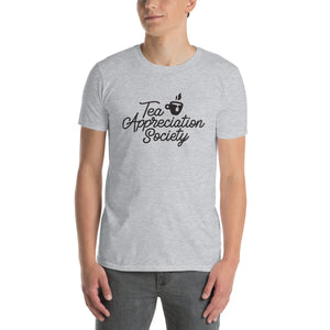 Tea Appreciation Society - Short-Sleeve Unisex T-Shirt - Grey Heather