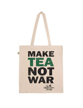 Load image into Gallery viewer, MAKE TEA NOT WAR TOTE