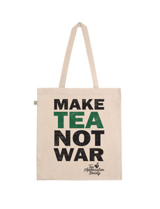 MAKE TEA NOT WAR TOTE